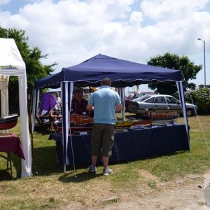 Boat displays on the Wherrytown boating pool
