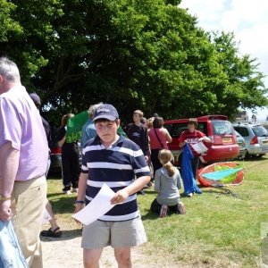 Boat displays on the Wherrytown boating pool