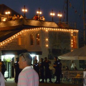 Waterside Meadery at night