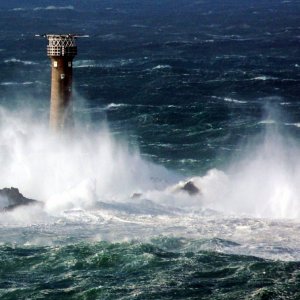 longships  lighthouse.