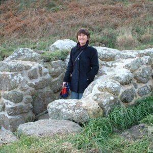 St Levan's Well on the cliffs at Porth Chapel