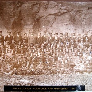 Penlee Quarry Workforce and Management 1912