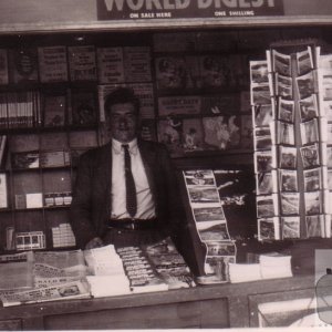 The newspaper stand at St Ives station