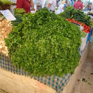 The local Tuesday/Friday fruit and veg market