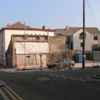 building work behind LB Hotel