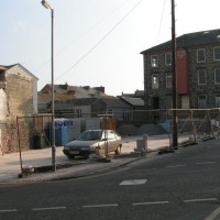 building work behind LB Hotel