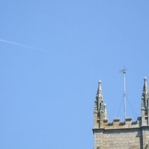 Tower and plane