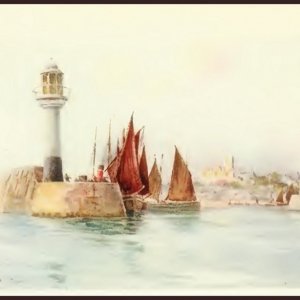 Penzance Harbour entrance 1908