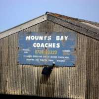 Mounts Bay Coaches Sign