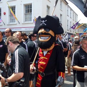 Pirates in the 1 o'clock Parade, Mazey Day - 26Jun10