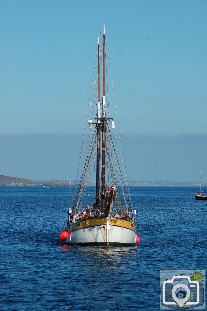 Arriving at Penzance.