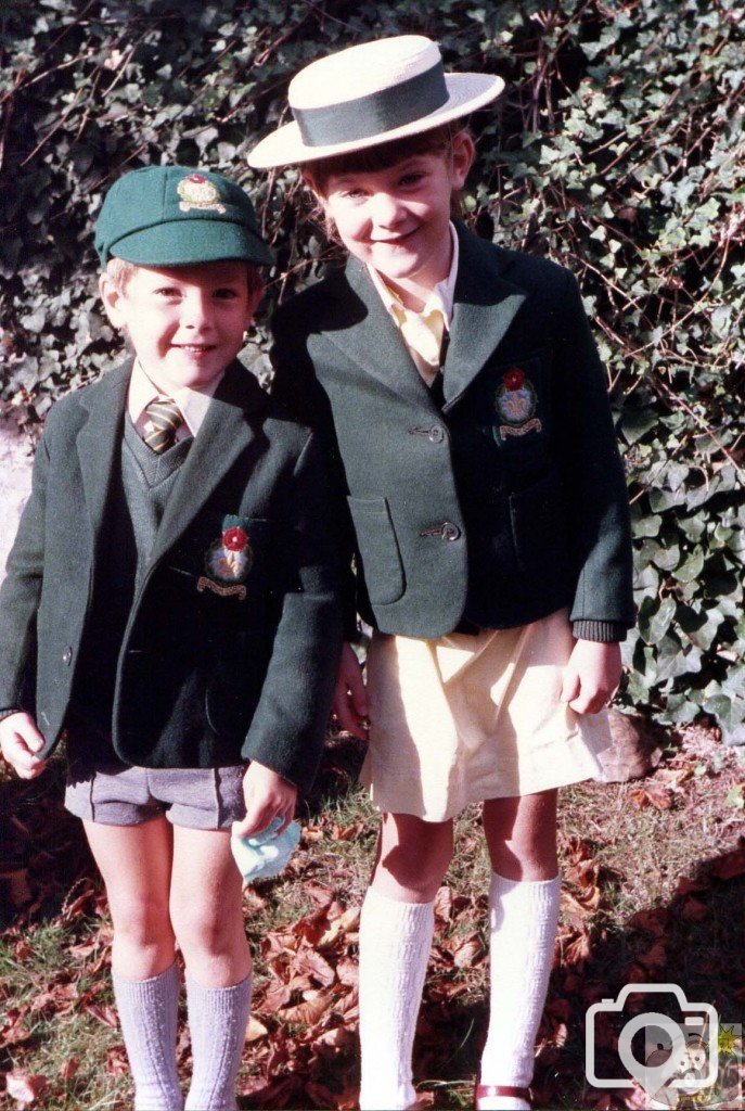 Autumn, 1984 - First Day of School for someone!