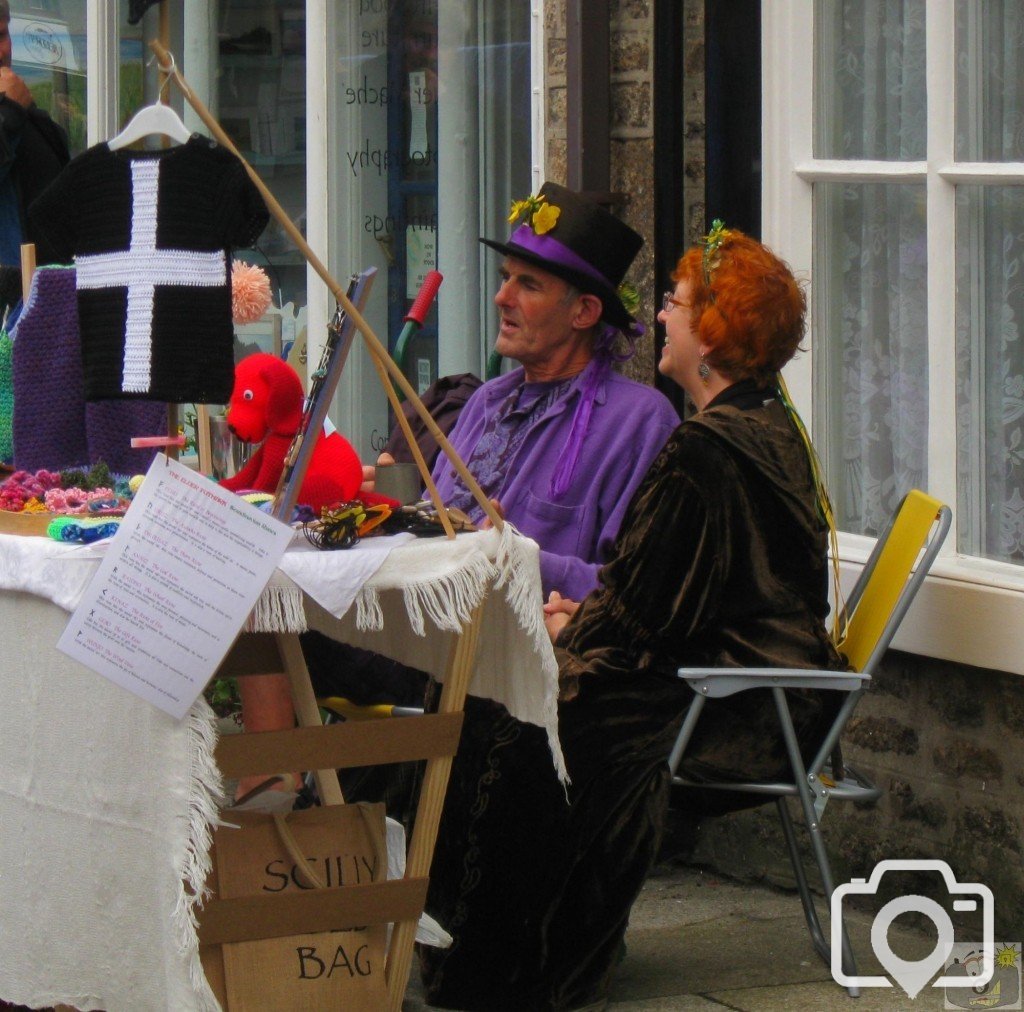 Colourful stallholders