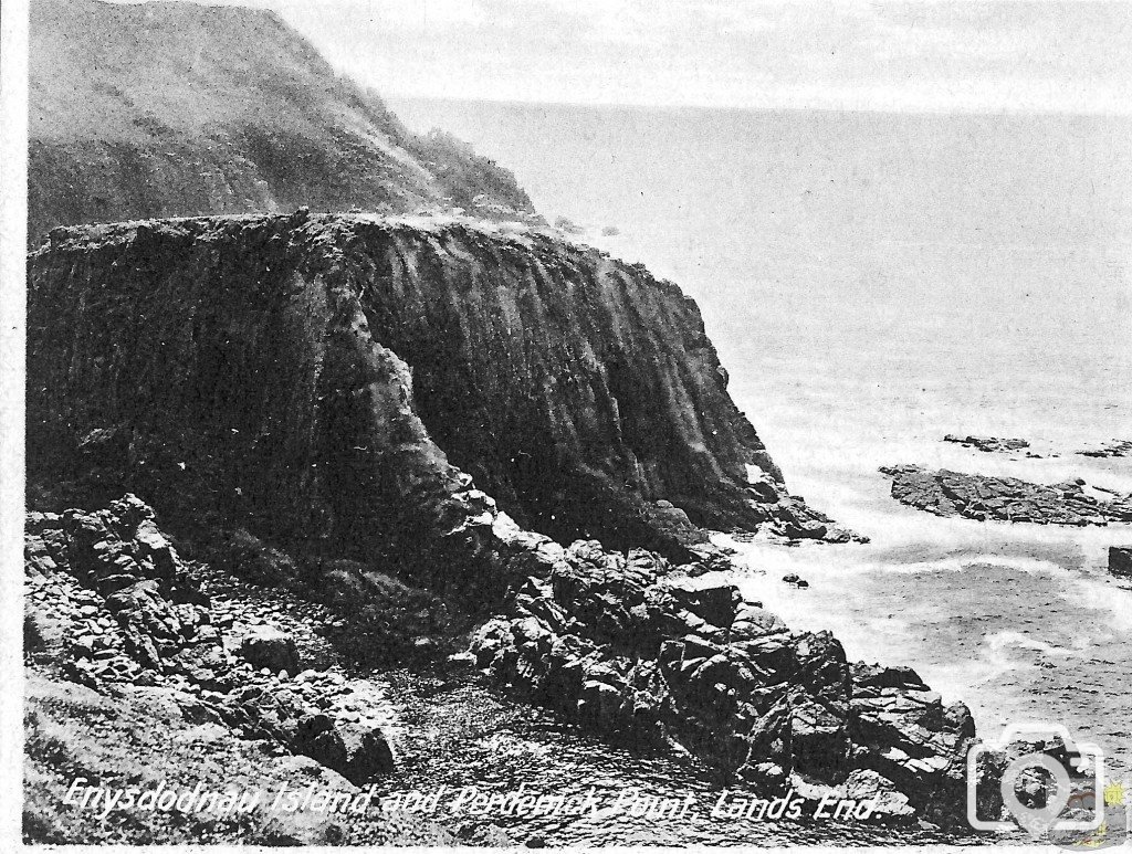 Enys Dodman and Pordennack Point Lands End