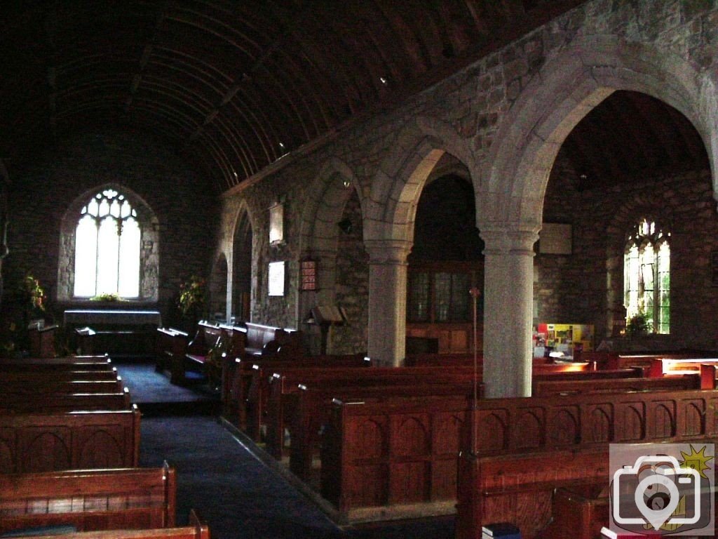 Interior of Ludgvan Parish Church