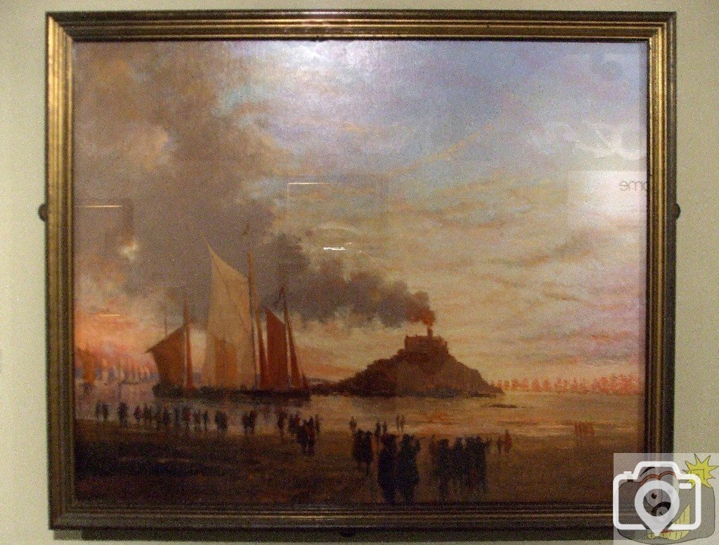 John Miller painting - St Michael's Mount - 18May10