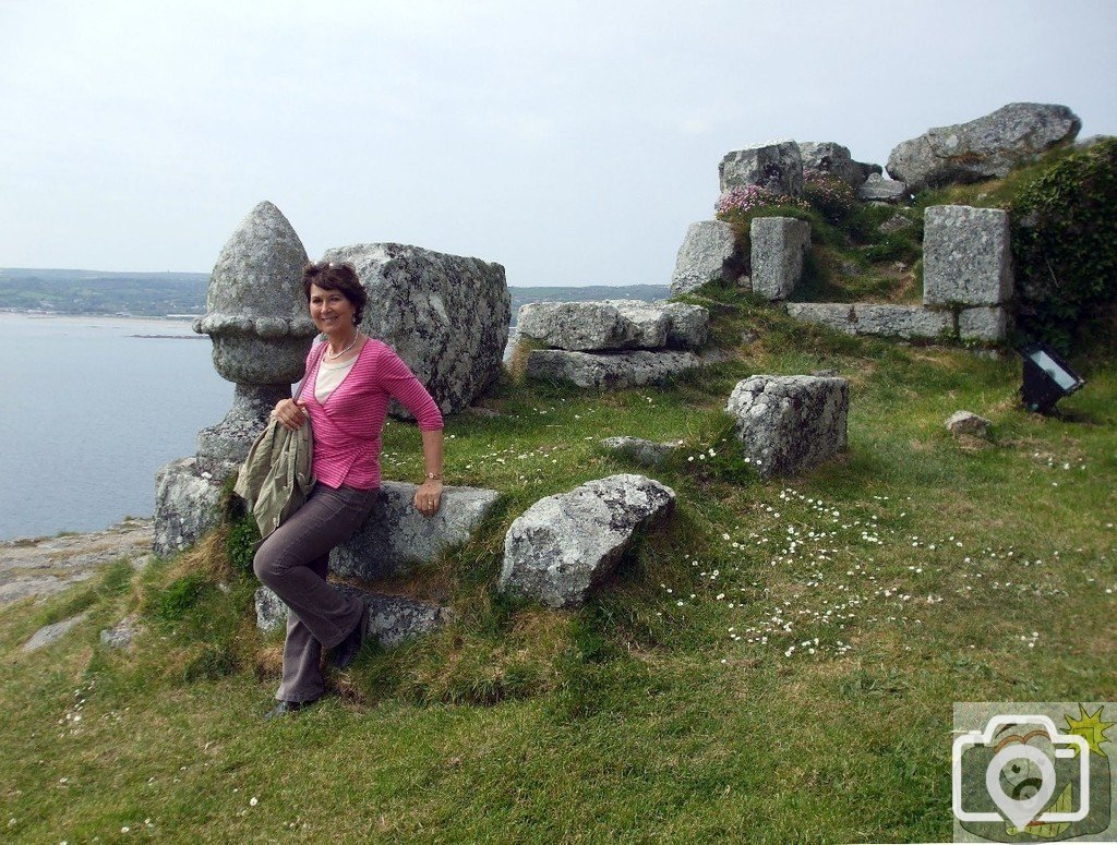 Just below the Castle, St Michael's Mount - 18May10