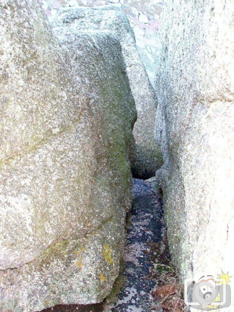 Mother Nature's sculptural work at Treryn Dinas where lies Logan Rock.