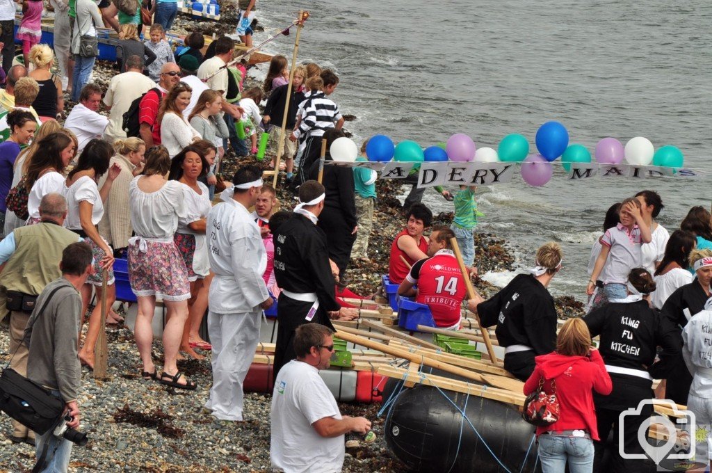 newlyn  raft  race.