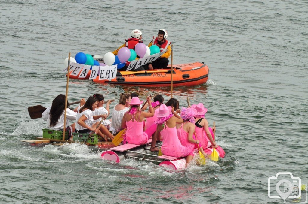 newlyn  raft  race.