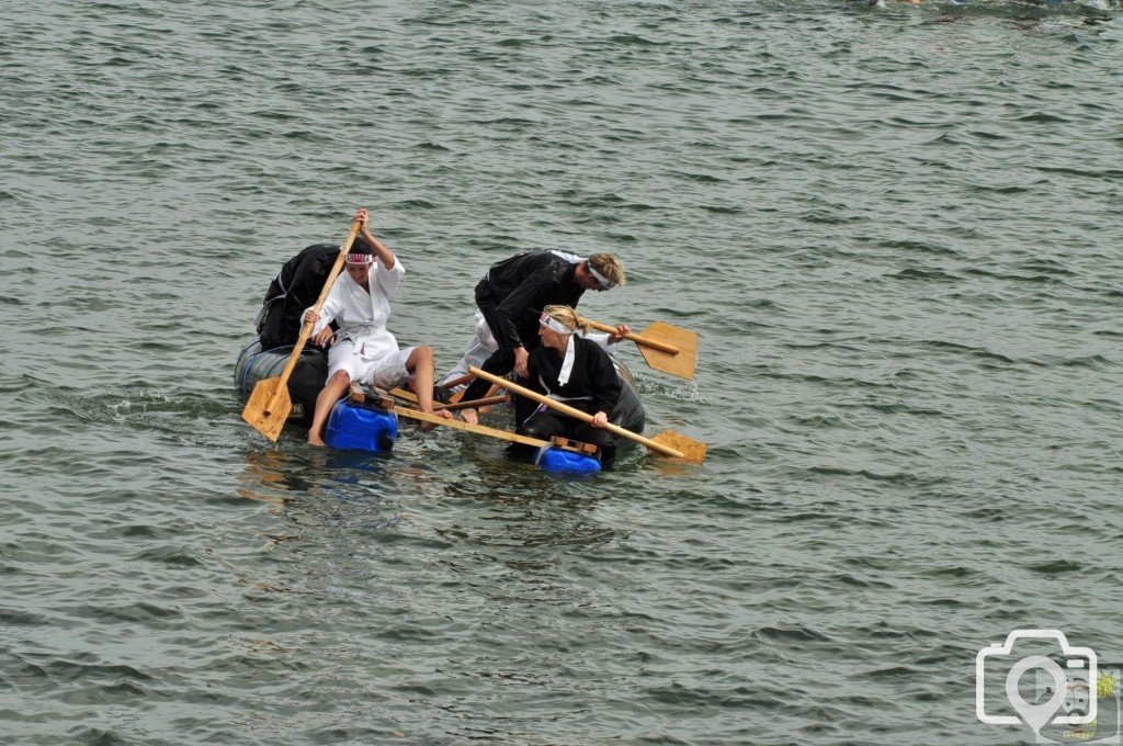 newlyn  raft  race.