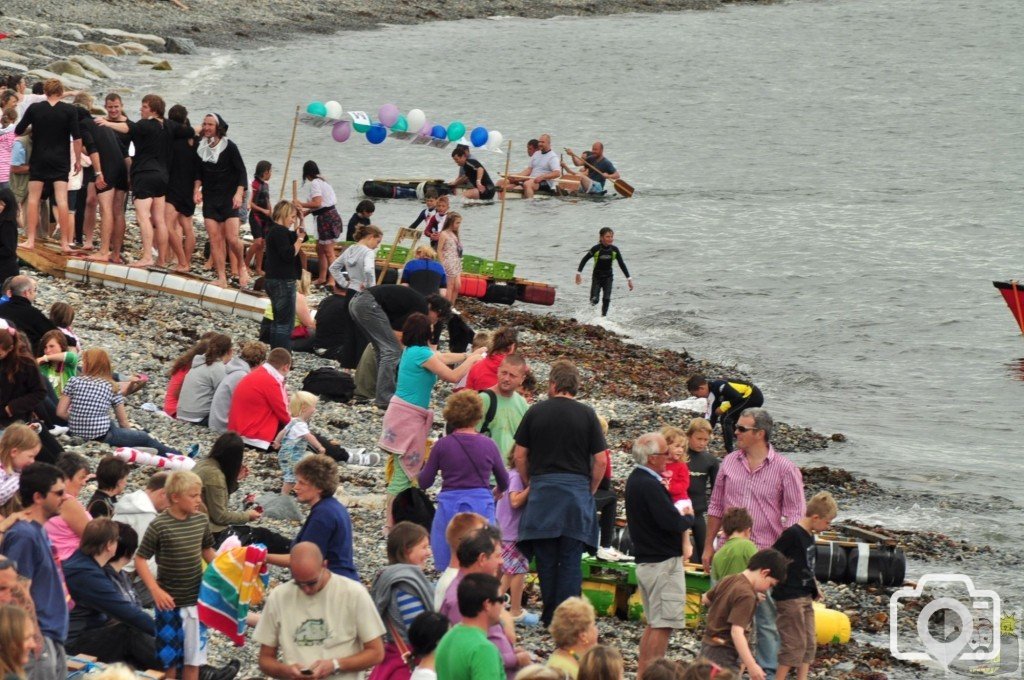 newlyn  raft  race.