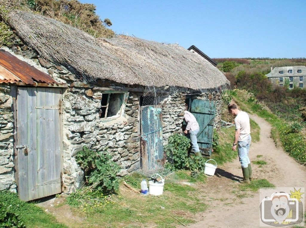 Old fisherman's cottage at Bessy's Cove, Prussia Cove