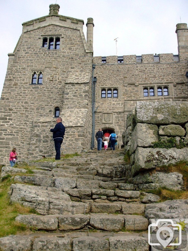 Steps up to the Castle, St Michael's Mount - 18May10