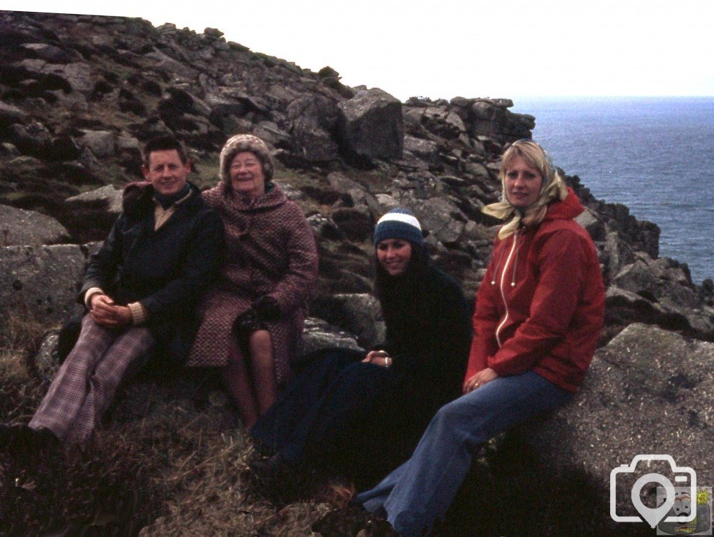 Sunday outing to Gurnard's Head - April, 1977