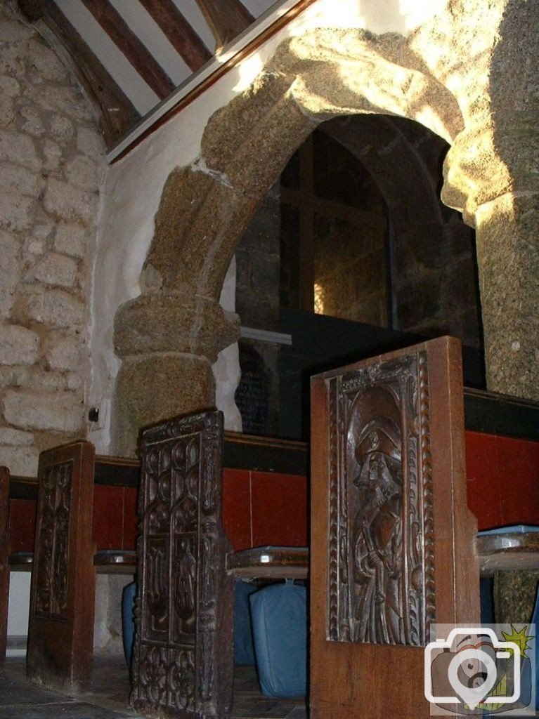 The Interior of St Levan's Church - perfect for peace and reflection