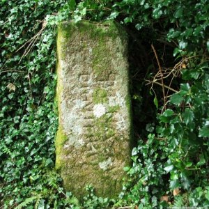 Bleu Bridge Inscribed Stone