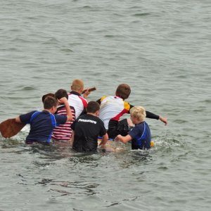 newlyn  raft  race.