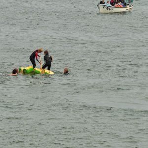 newlyn  raft  race.