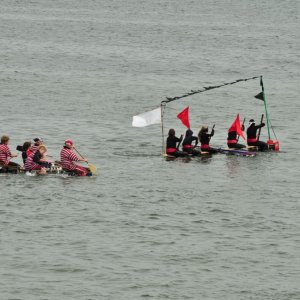 newlyn  raft  race.