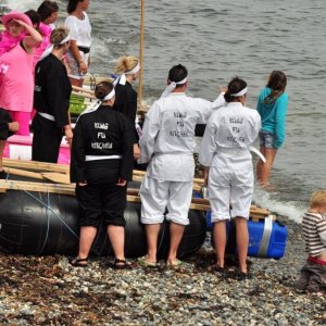 newlyn  raft  race.