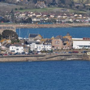 Scenes of Penzance taken from above Newlyn