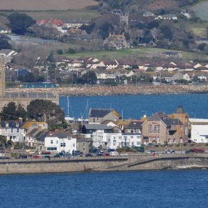 Scenes of Penzance taken from above Newlyn