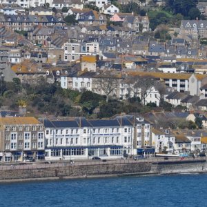 Scenes of Penzance taken from above Newlyn