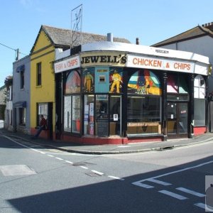 Jewell's Fish and Chip Shop, Chywoone Hill, Newlyn