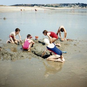 Long Rock c. Summer 1988 - Childhood bliss!