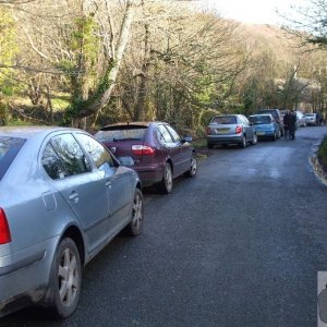 17th Jan., 2010: Arrival at Penberth. We're not alone.