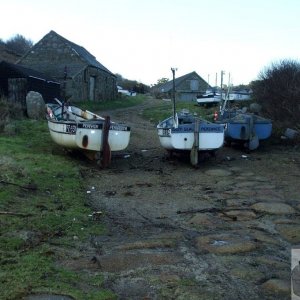 Sunday Outing, 17th Jan, 2010: Penberth Cove: fishing boats