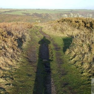 Sunday Outing, 17th Jan, 2010: Penberth Cove: long shadow