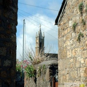 The back lane of Rosevean Road