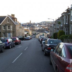 Lescudjack Road which leads finally to the bottom of town