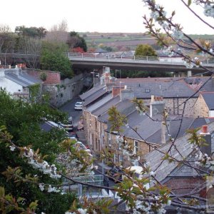 Unusual view over Chyandour to the Bypass