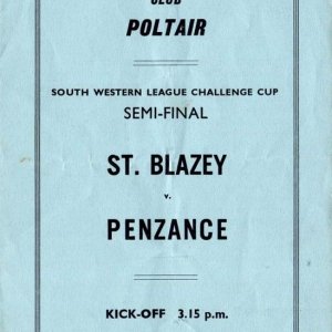 Semi-final of the Senior Cup, March 1961