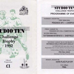 Studio Ten Challenge Trophy, 1992