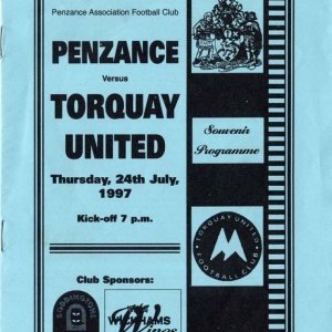Torquay United v. Penzance - 24th July, 1997