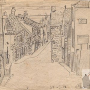 Sketch of New Street - May, 1961